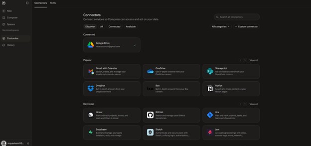 extensii conectori aplicatii Perplexity